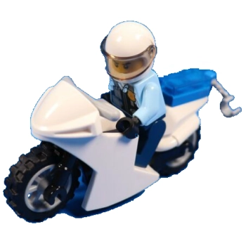 Klocki Lego City 952001 Policjant z motocyklem